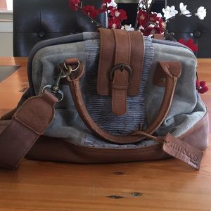 Sundance mo&co leather handbag